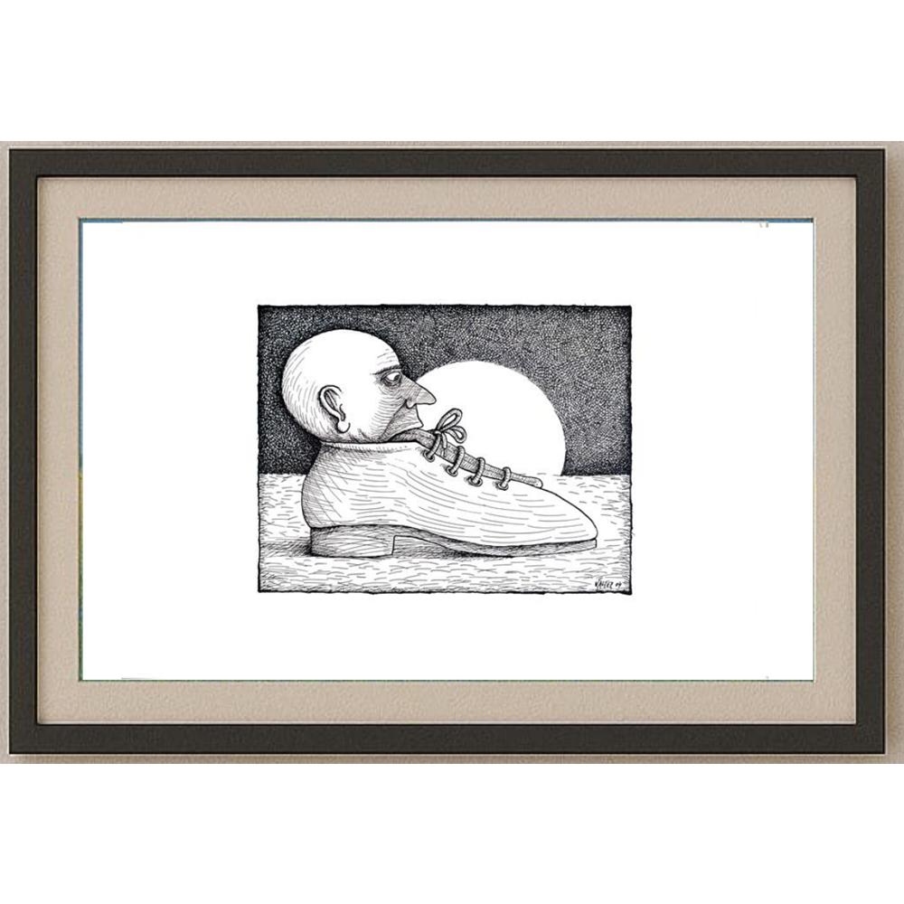 Jano Valter 43x30cm Orijinal Karikatür BOD02508