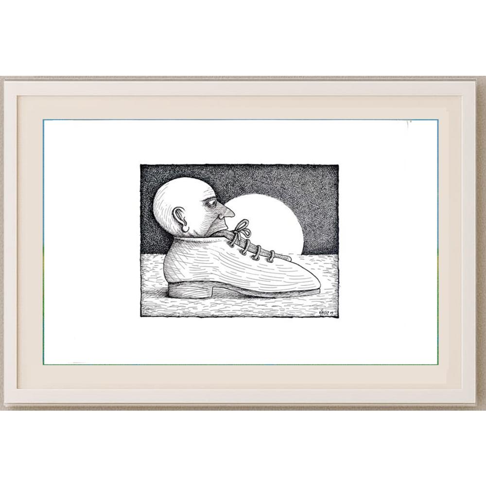 Jano Valter 43x30cm Orijinal Karikatür BOD02508