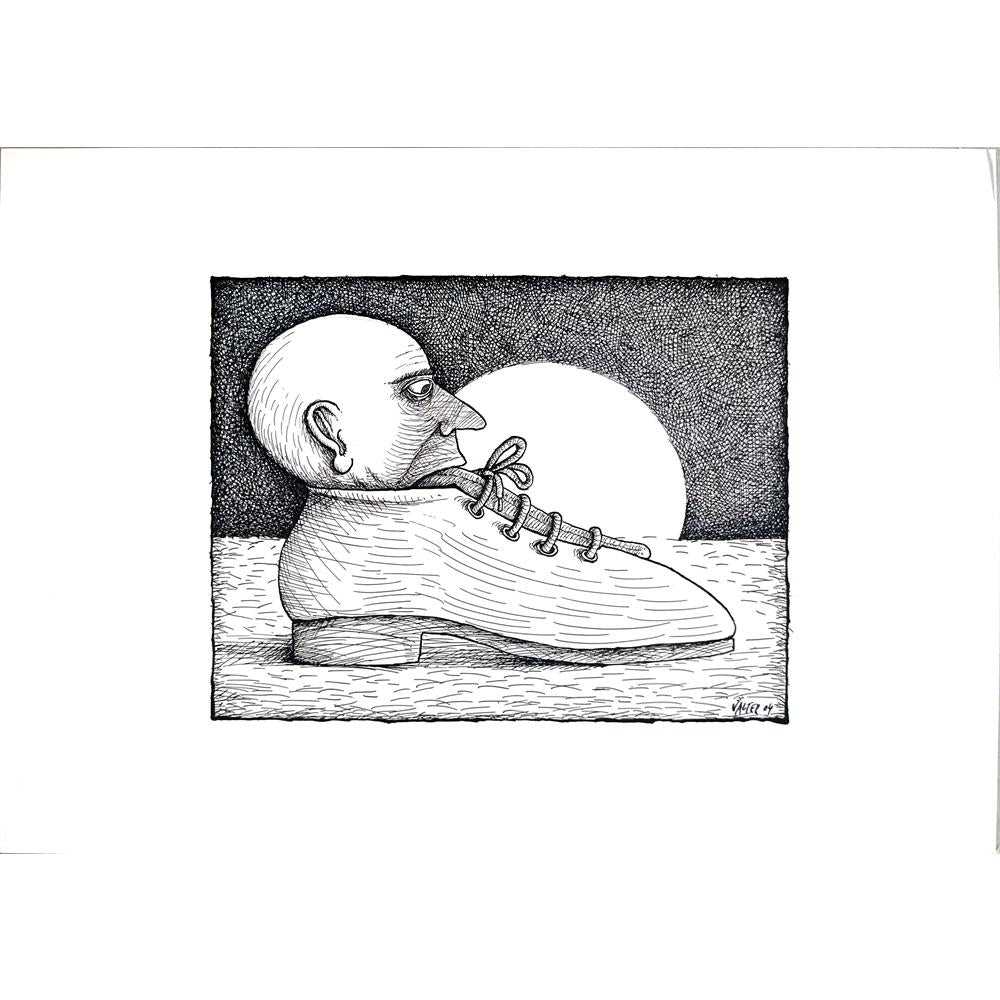 Jano Valter 43x30cm Orijinal Karikatür BOD02508