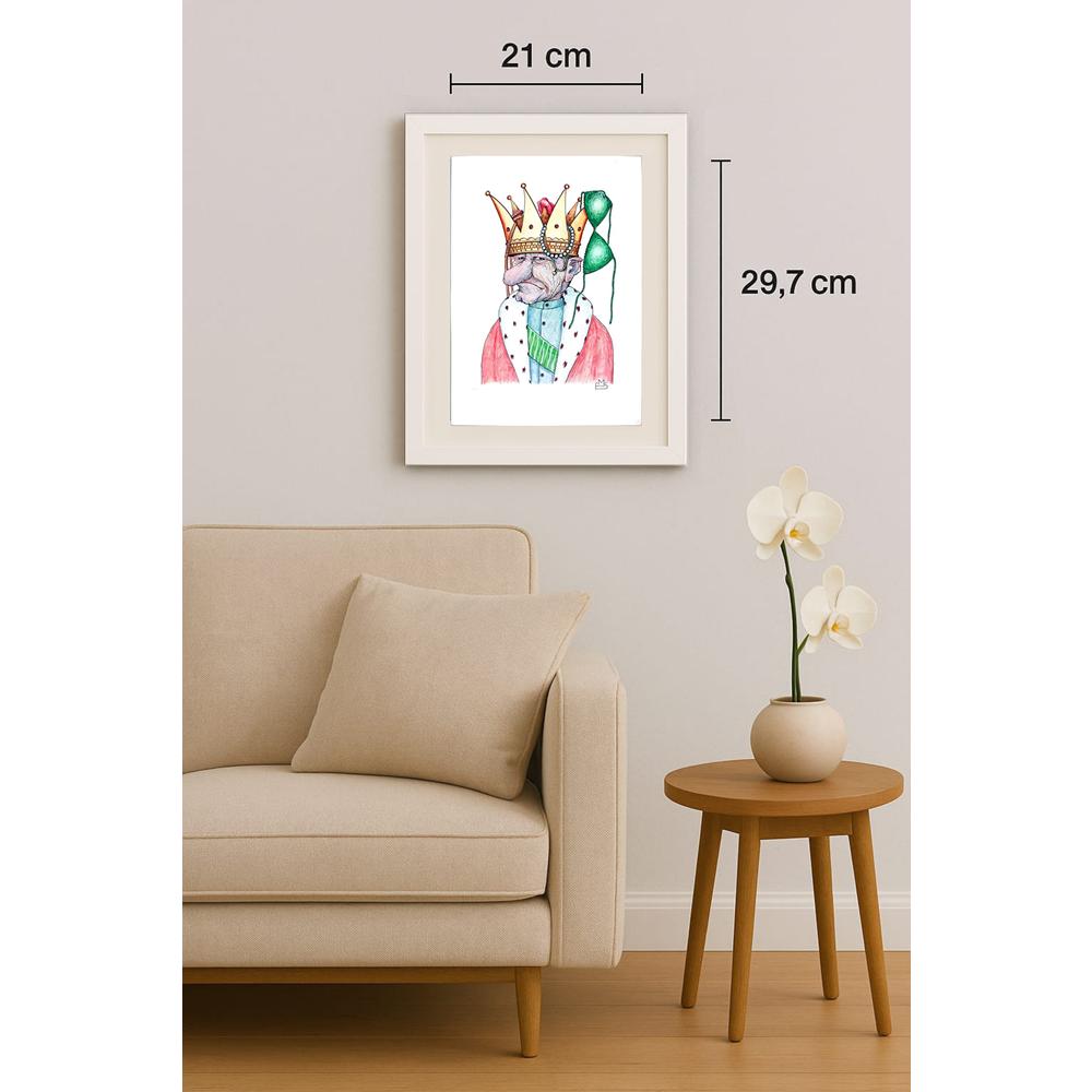 Eshonkulov Maxmudjon 29x21cm Orijinal Karikatür BOD02511