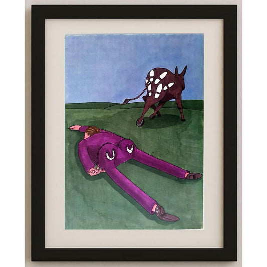 Sahrap Yousefi 29x21cm Orijinal Karikatür BOD02514