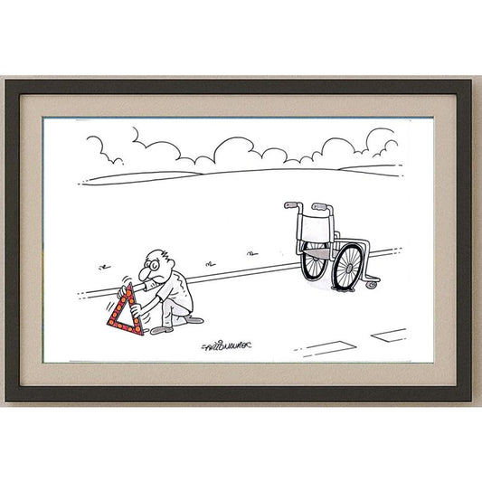 Arionauro Da Silva Santos 29x21cm Orijinal Karikatür BOD02515