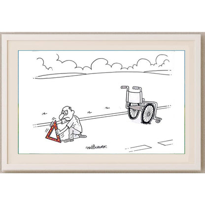Arionauro Da Silva Santos 29x21cm Orijinal Karikatür BOD02515