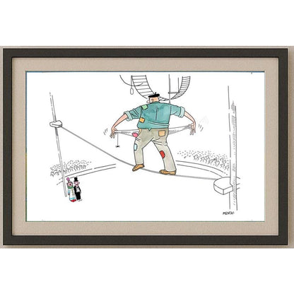 Luis Tarres 29x21cm Orijinal Karikatür BOD02517