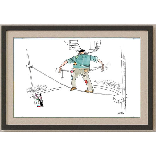 Luis Tarres 29x21cm Orijinal Karikatür BOD02517