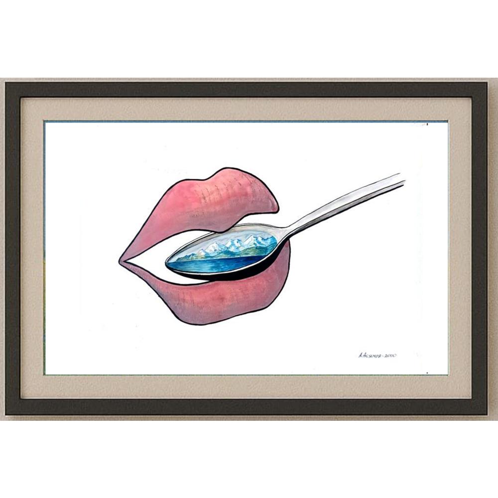 Asiamov Alexandr 29x21cm Orijinal Karikatür BOD02520
