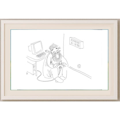 Murat Alimov 29x21cm Orijinal Karikatür BOD02521