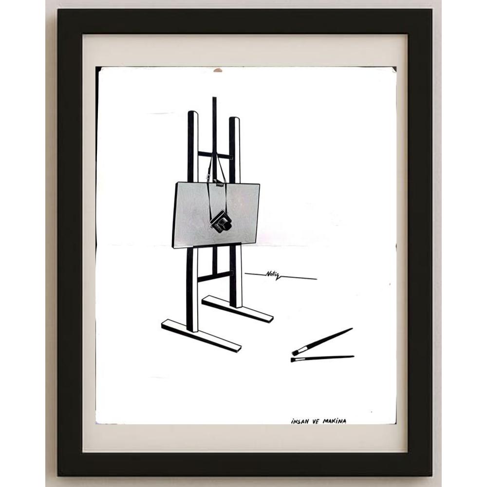 Eyyubov Natig 100x60cm Orijinal Karikatür BOD02522