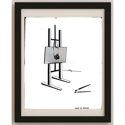 Eyyubov Natig 100x60cm Orijinal Karikatür BOD02522