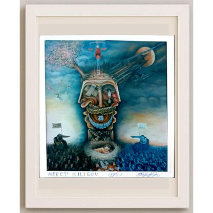 Meret Klıçev 15x13cm Orijinal Karikatür BOD02526
