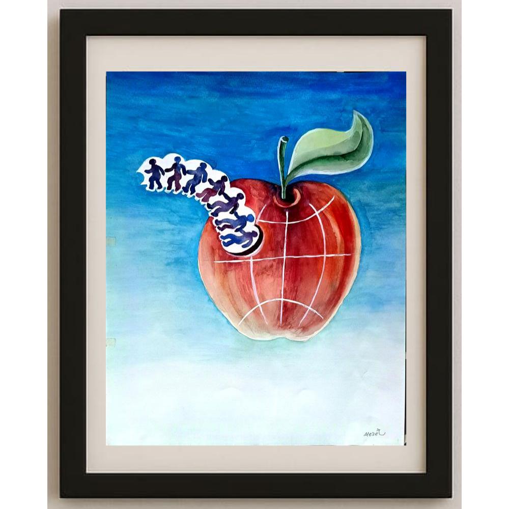 Meret Klıçev 43x33cm Orijinal Karikatür BOD02527