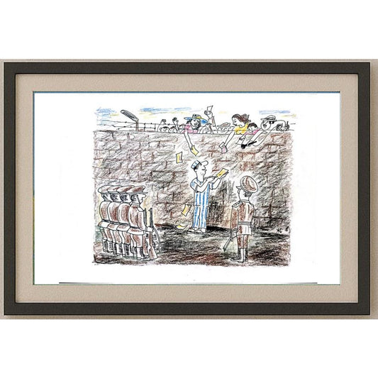 Salijan Yımgırçıyev 29x21cm Orijinal Karikatür BOD02529