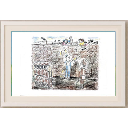 Salijan Yımgırçıyev 29x21cm Orijinal Karikatür BOD02529