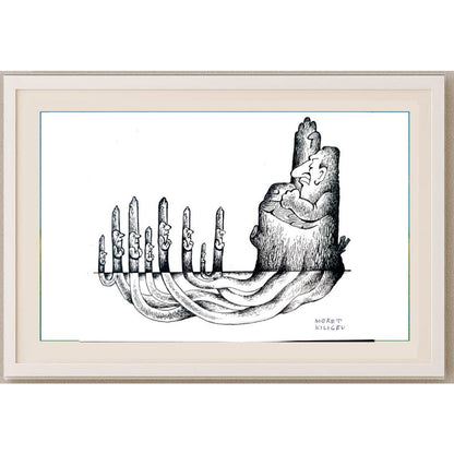 Meret Klıçev 15x13cm Orijinal Karikatür BOD02530