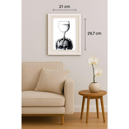 Asiamov Alexandr 29x21cm Orijinal Karikatür BOD02532