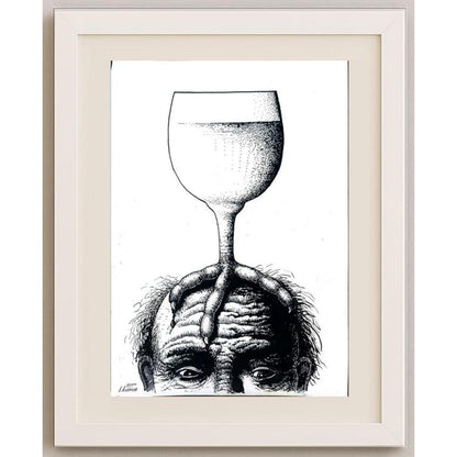 Asiamov Alexandr 29x21cm Orijinal Karikatür BOD02532
