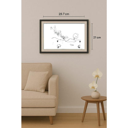 Muhamed Becovic 29x21cm Orijinal Karikatür BOD02537