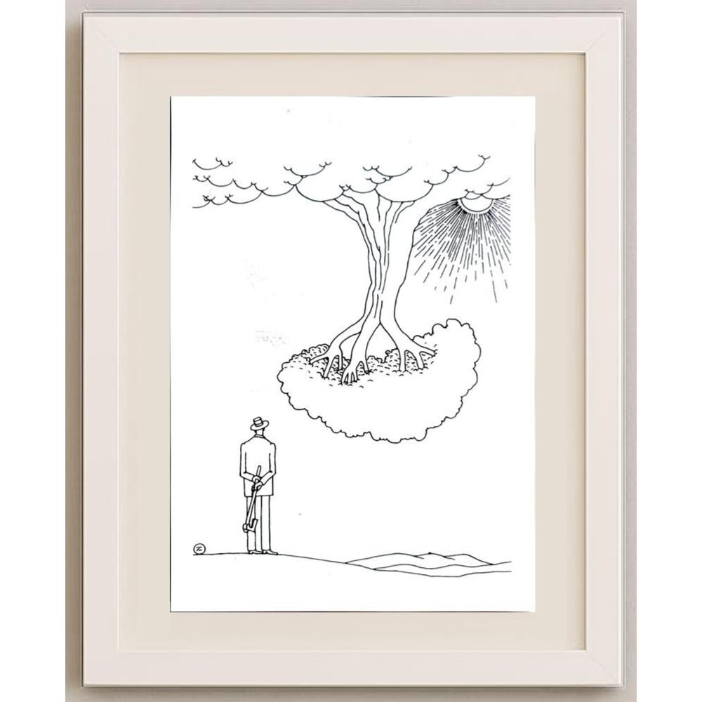 Salijan Yımgırçıyev 29x21cm Orijinal Karikatür BOD02542