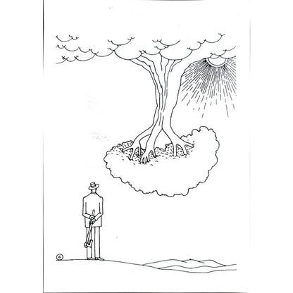 Salijan Yımgırçıyev 29x21cm Orijinal Karikatür BOD02542