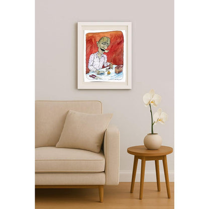 Yusup Shakirov 31x24cm Orijinal Karikatür BOD02546