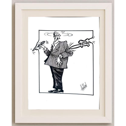 Habib Haddad 35x25cm Orijinal Karikatür BOD02552