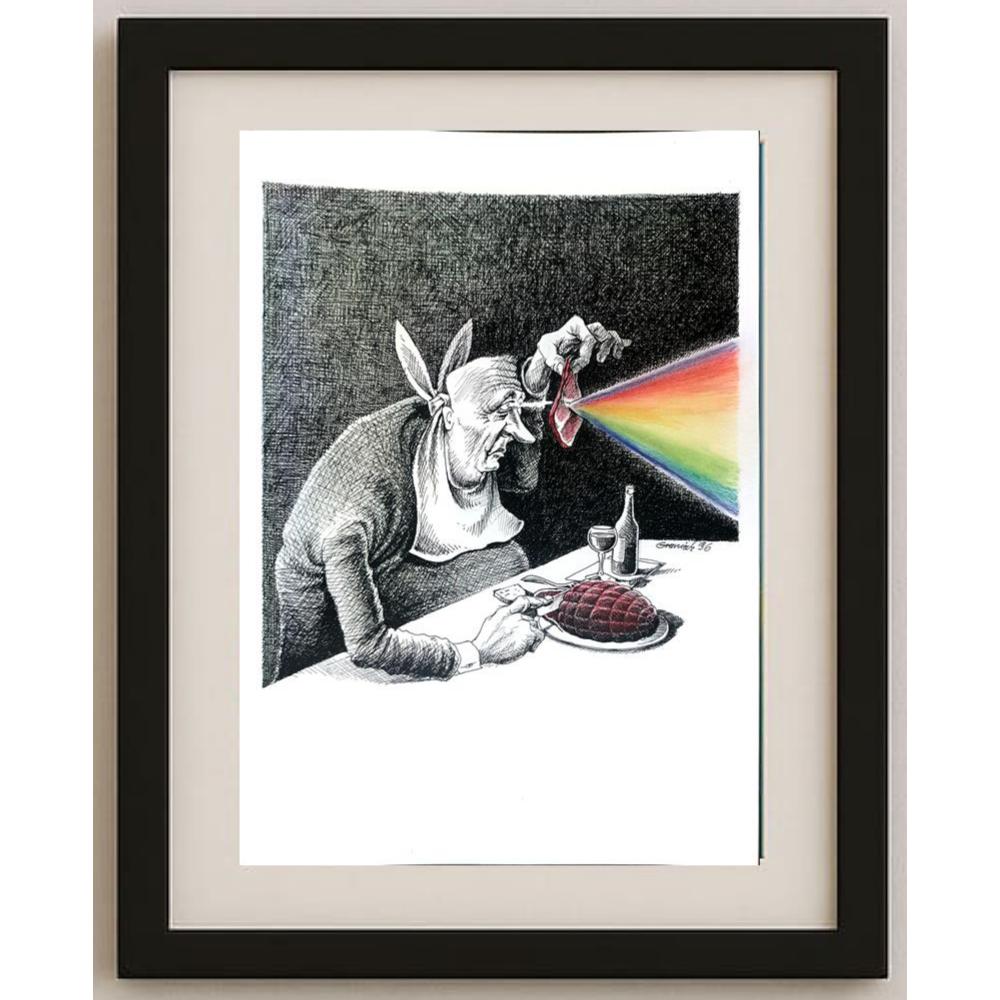 Andrejez Graniak 29x21cm Orijinal Karikatür BOD02553