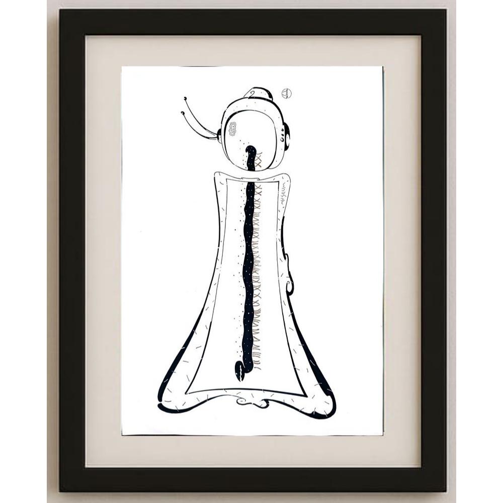 Miaden Durovic 43x30cm Orijinal Karikatür BOD02555