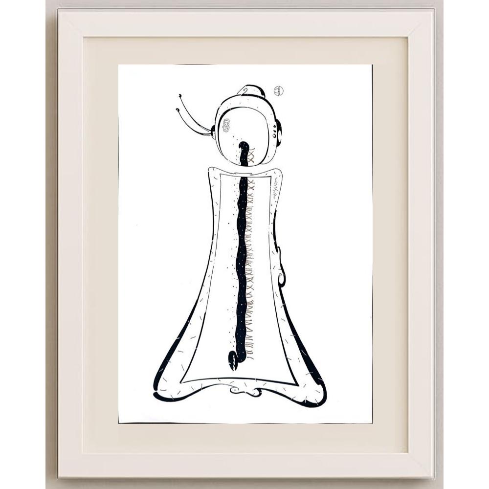 Miaden Durovic 43x30cm Orijinal Karikatür BOD02555