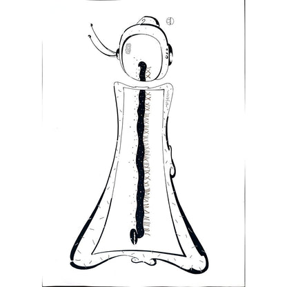 Miaden Durovic 43x30cm Orijinal Karikatür BOD02555