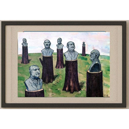 Ilian Savkov 43x30cm Orijinal Karikatür BOD02556