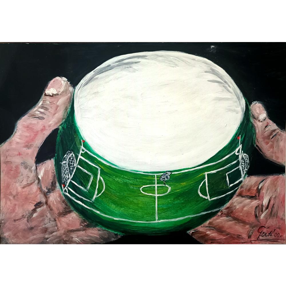 Chaistal Boll 43x30cm Orijinal Karikatür BOD02559