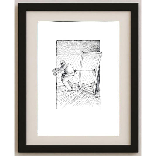 Jano Valter 43x30cm Orijinal Karikatür BOD02561