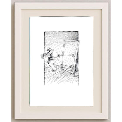 Jano Valter 43x30cm Orijinal Karikatür BOD02561