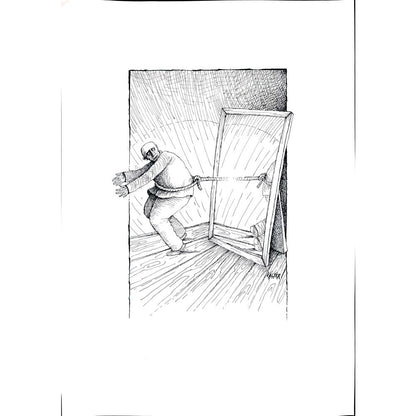 Jano Valter 43x30cm Orijinal Karikatür BOD02561