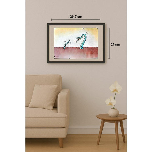 Li Jinghua 29x21cm Orijinal Karikatür BOD02565