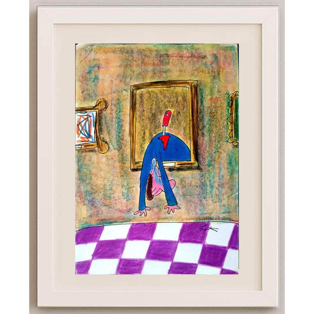 Bartis Silviu 29x21cm Orijinal Karikatür BOD02567