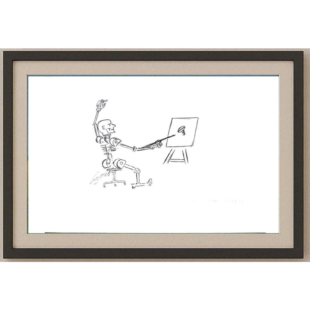 Hossin Karımi 29x21cm Orijinal Karikatür BOD02568