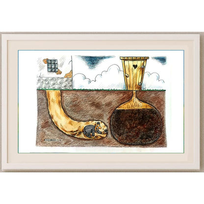 Alexander Markelov 29x21cm Orijinal Karikatür BOD02569