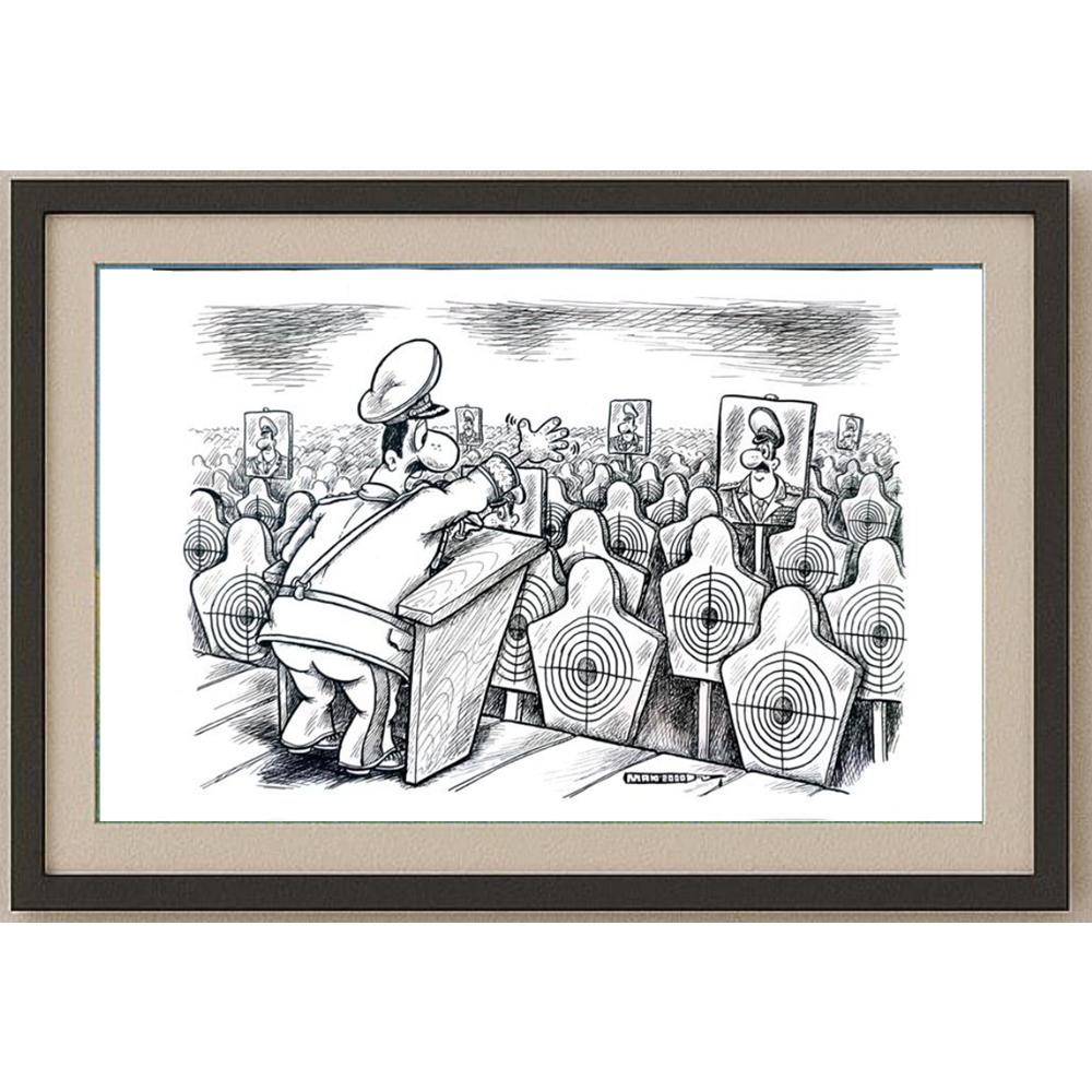 Alexander Markelov 29x21cm Orijinal Karikatür BOD02570