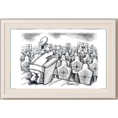 Alexander Markelov 29x21cm Orijinal Karikatür BOD02570