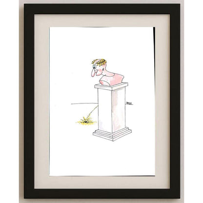 Winfried Besslich 29x21cm Orijinal Karikatür BOD02573