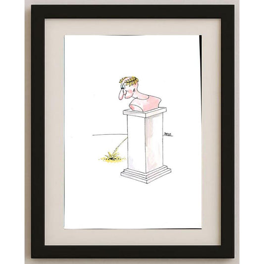 Winfried Besslich 29x21cm Orijinal Karikatür BOD02573