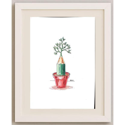 Winfried Besslich 29x21cm Orijinal Karikatür BOD02577