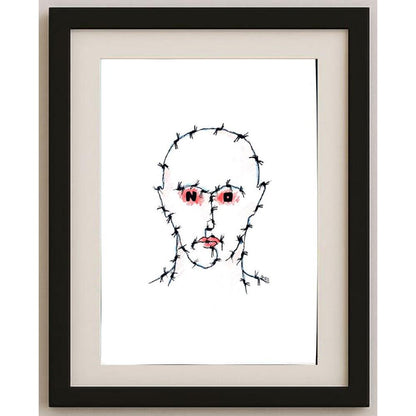 Winfried Besslich 29x21cm Orijinal Karikatür BOD02579