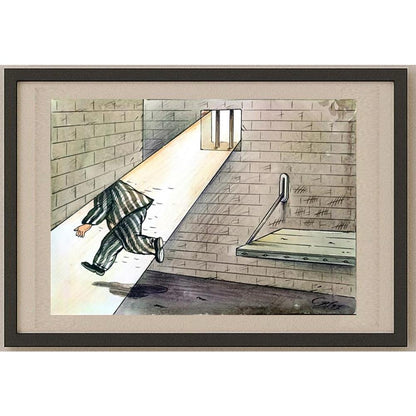 Semerenko Vladimir 29x21cm Orijinal Karikatür BOD02581