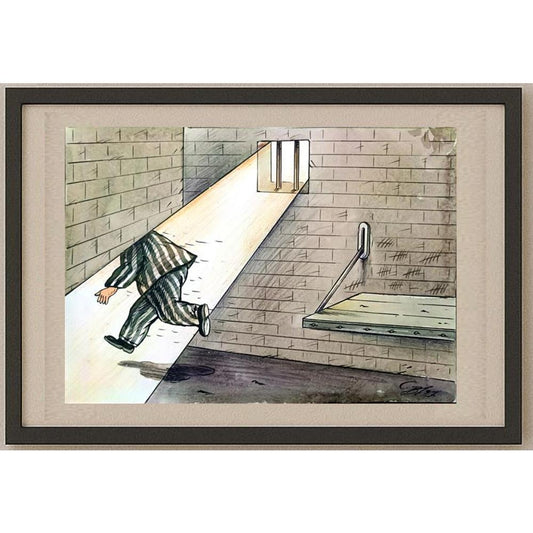 Semerenko Vladimir 29x21cm Orijinal Karikatür BOD02581