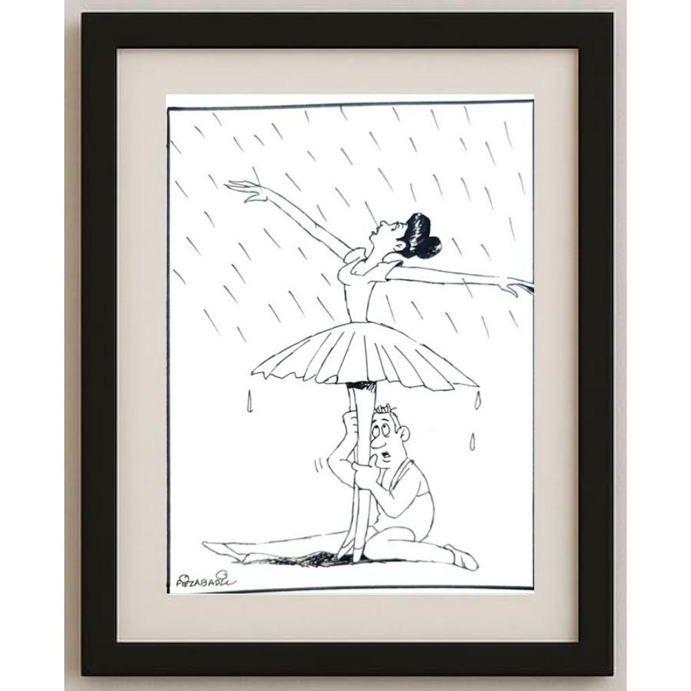 Mohammed Fiezabadi 29x21cm Orijinal Karikatür BOD02583