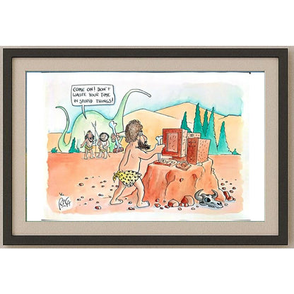 Ricardo Nunes 29x21cm Orijinal Karikatür BOD02586