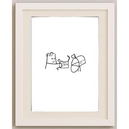 Eldes De Paula 29x21cm Orijinal Karikatür BOD02592