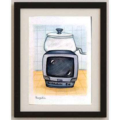 Igor Revyakin 29x21cm Orijinal Karikatür BOD02602